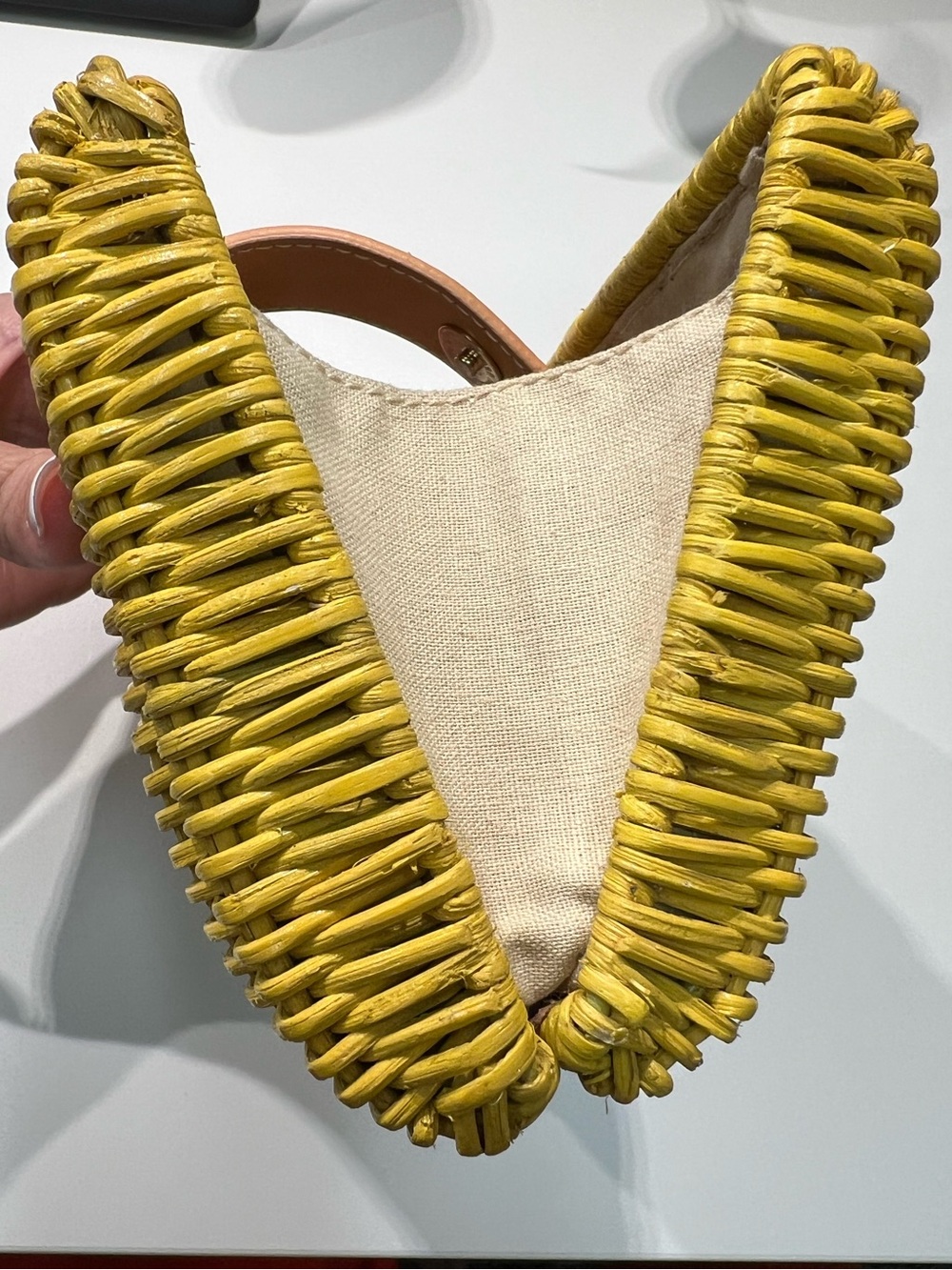 Mark & Graham Rattan Clutch - Picture 9 of 9